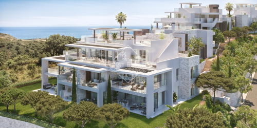 Unique boutique development with stunning ocean views in Marbella for sale 