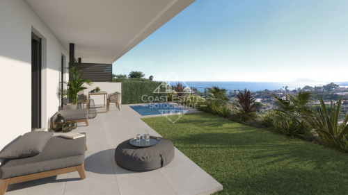 Exclusive Development of 46 townhouses with stunning sea views in Manilva for sale