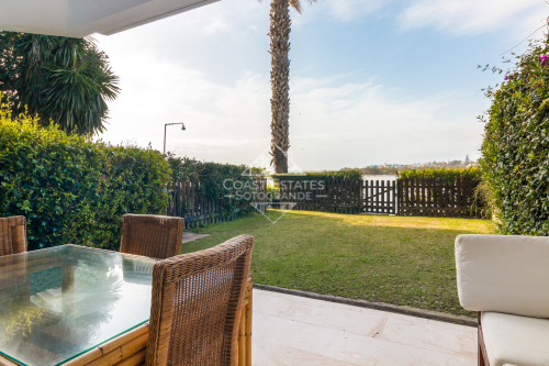 Frontline River townhouse with stunning views in the best location in Paseo del Rio in Sotogrande